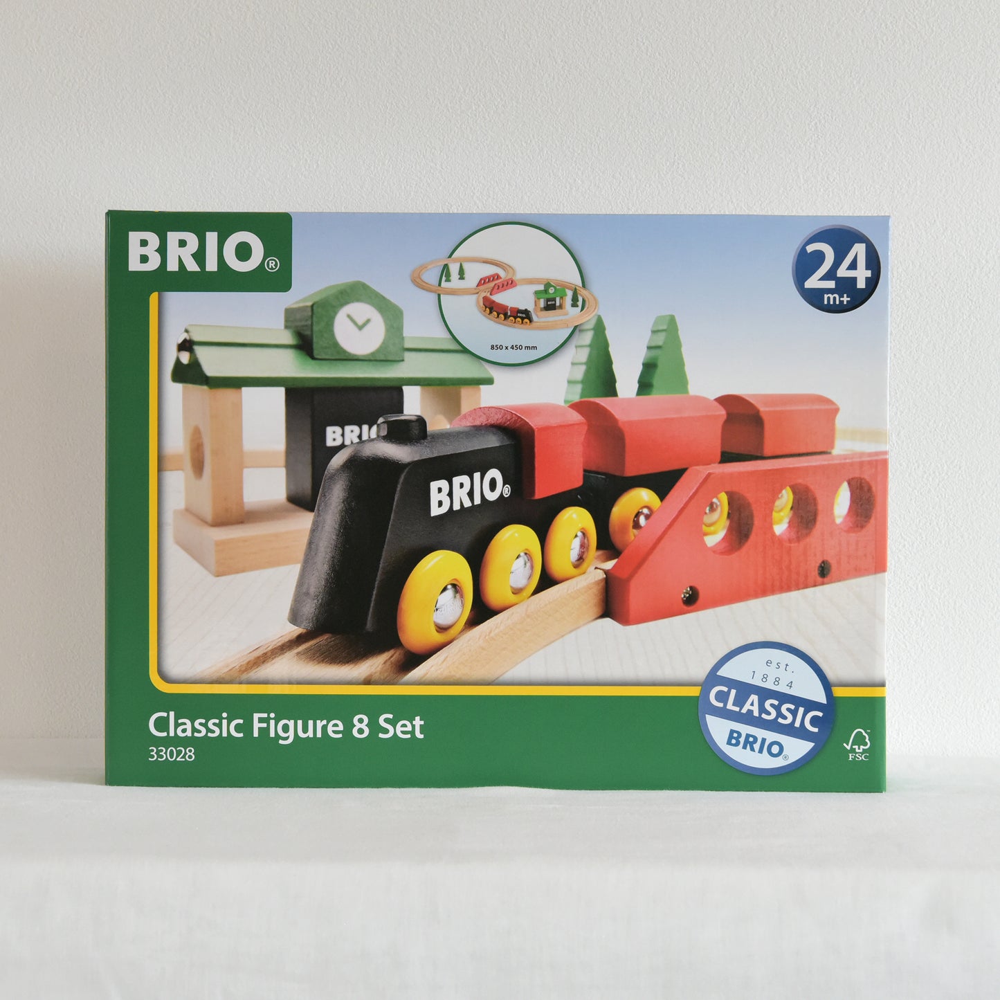 BRIO クラシックレール8の字セット 33028