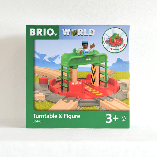 BRIO フィギュア付ターンテーブル 33476