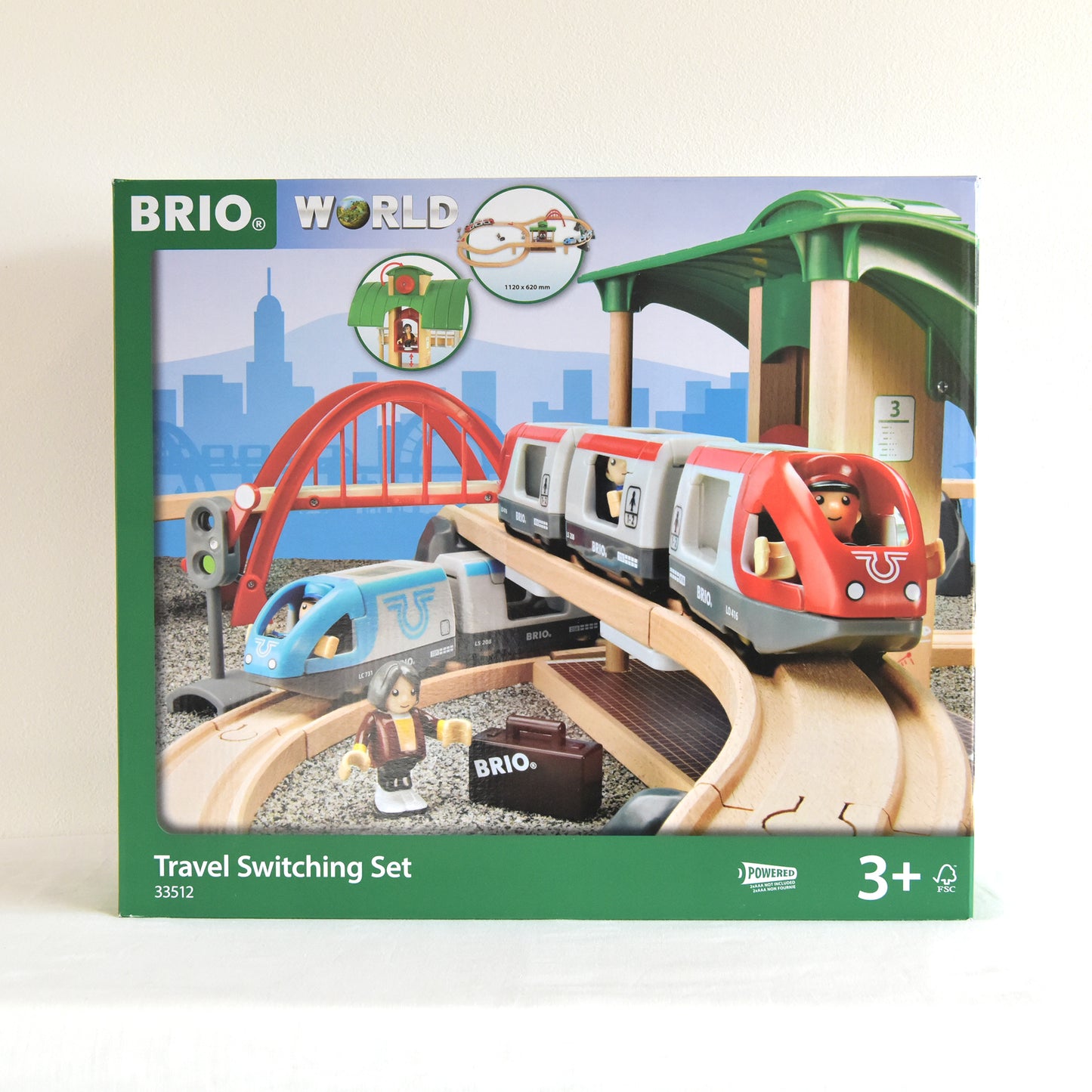 BRIO トラベルレールセット 33512