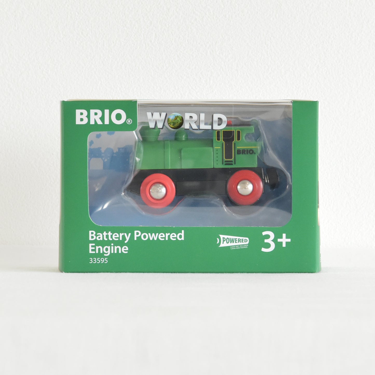 BRIO バッテリーパワー機関車(緑) 33595