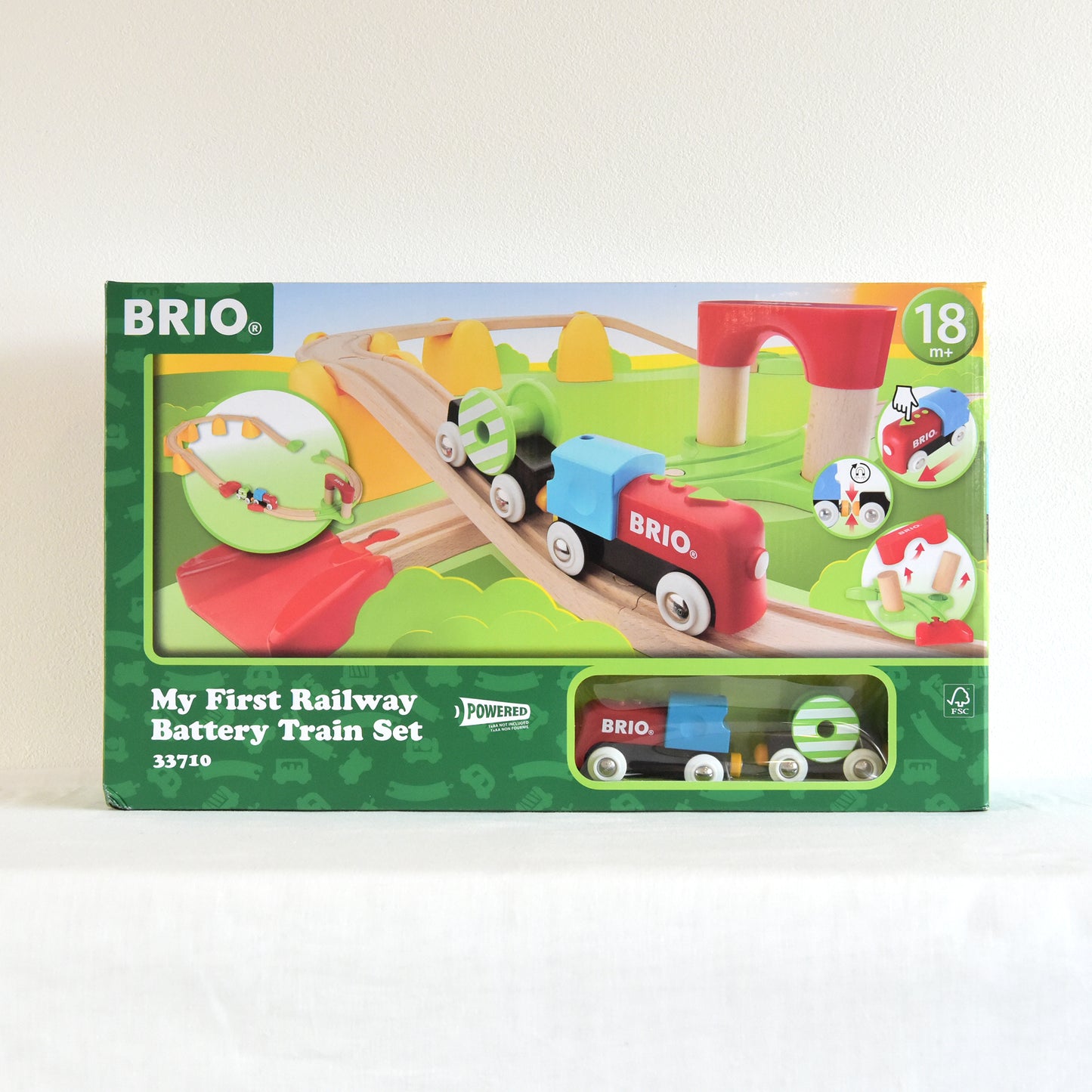 BRIO マイファースト バッテリーパワーレールセット 33710