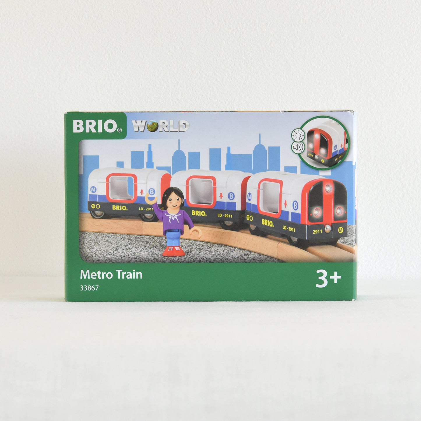 BRIO ライト&サウンド メトロ列車 33867