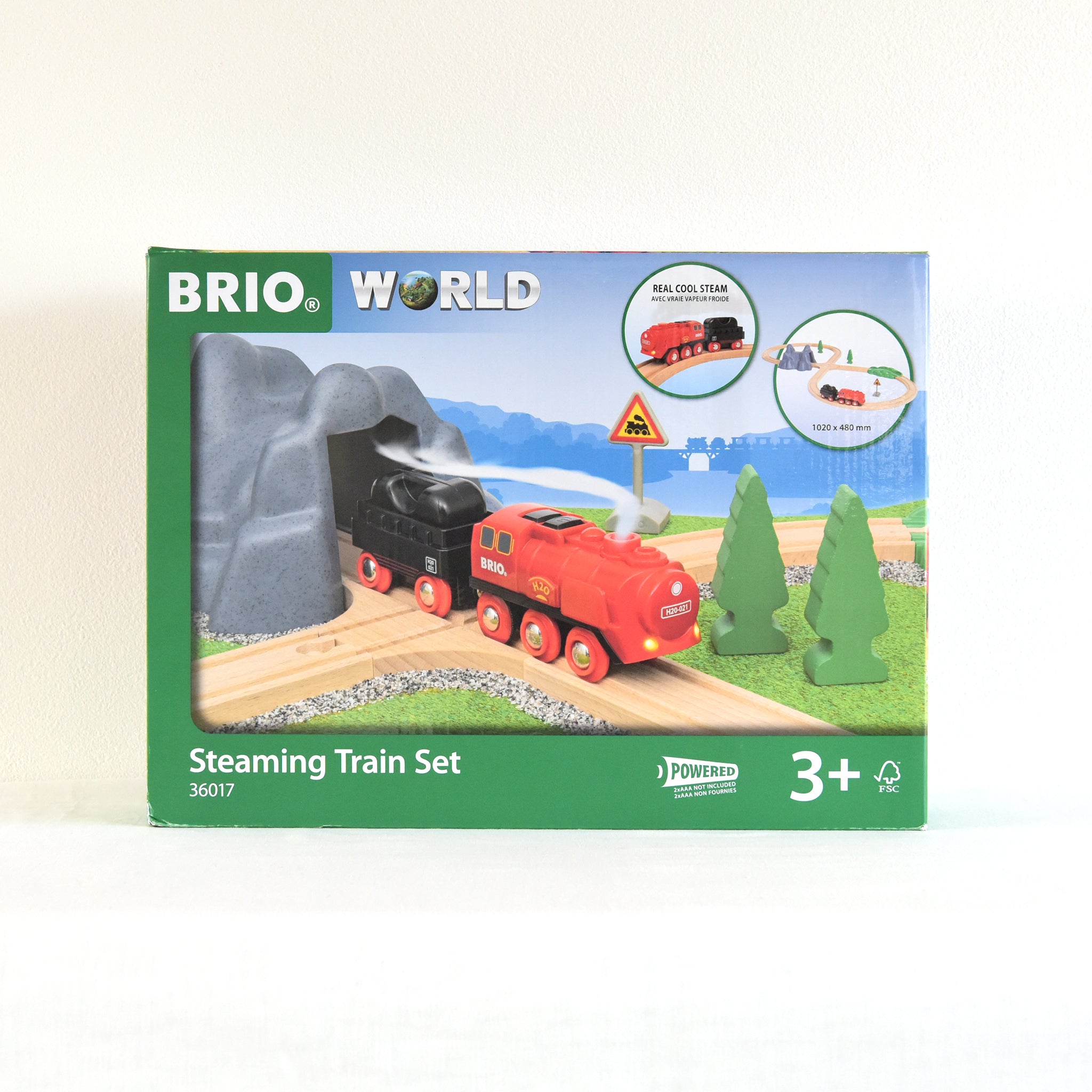 BRIO スチームエンジン　トレインセット【限定セット】 36017