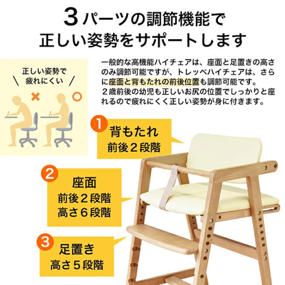 Kidzoo トレッペベビーチェア ベルト付 JUC-3093