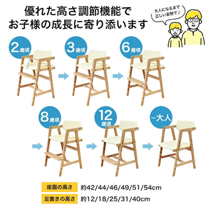 Kidzoo トレッペベビーチェア ベルト付 JUC-3093