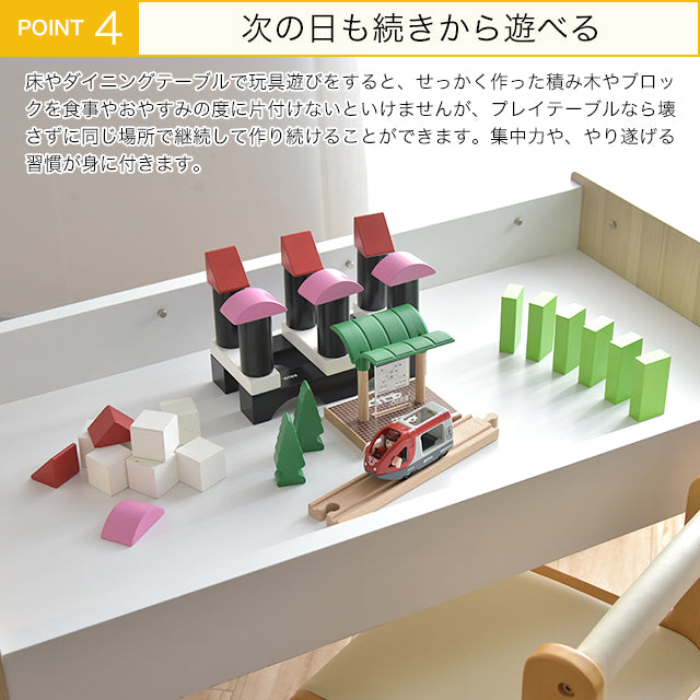 Kidzoo キッズー キッズープレイテーブル(幅90cm)